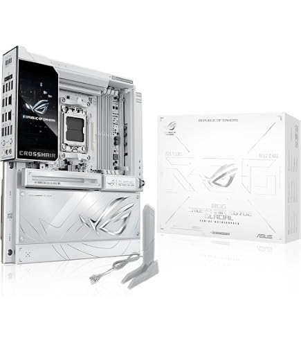 Amazon.co.jp: ASUS ROG Crosshair X870E Glacial、AMD E-ATX